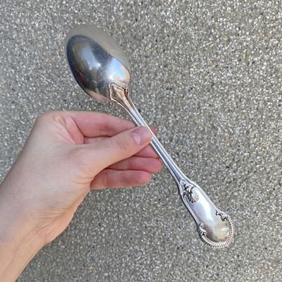 Silver Dessert Spoons – Belgium, Delheid Frères