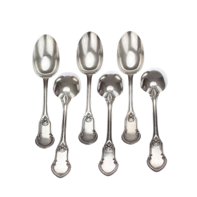 Silver Tea Spoons – Belgium, Delheid Frères