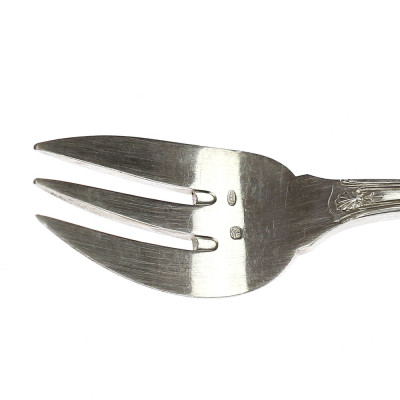 Stříbrné vidličky na ústřice - Belgie, Delheid Frères