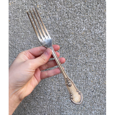6 stříbrných vidliček - Belgie, Delheid Frères
