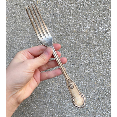 6 stříbrných vidliček - Belgie, Delheid Frères