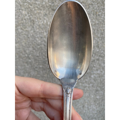 Stříbrná polévková lžíce - Belgie, Delheid Frères