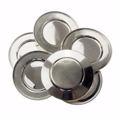 Set of 6 silver plates - Tiffany & Co.
