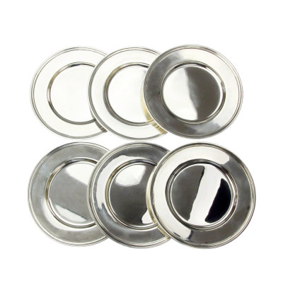 Set of 6 silver plates - Tiffany & Co.
