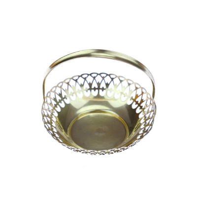 Stříbrný dekorativní košíček