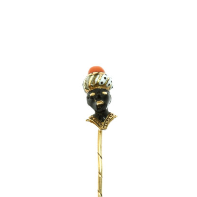 Austro-Hungarian pin with an oriental motif