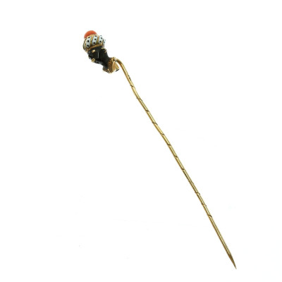 Austro-Hungarian pin with an oriental motif