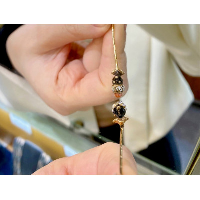 Austro-Hungarian pin with an oriental motif