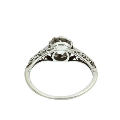 Zlatý prsten s diamantem 0,62 ct