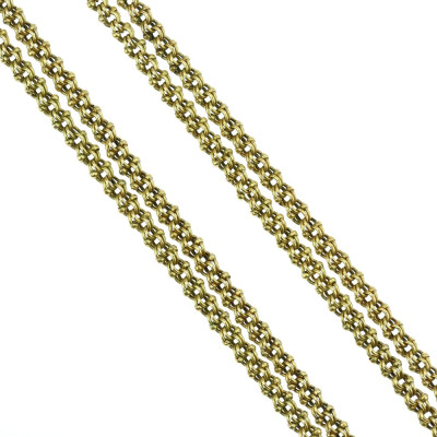 Long gold chain - 119 cm