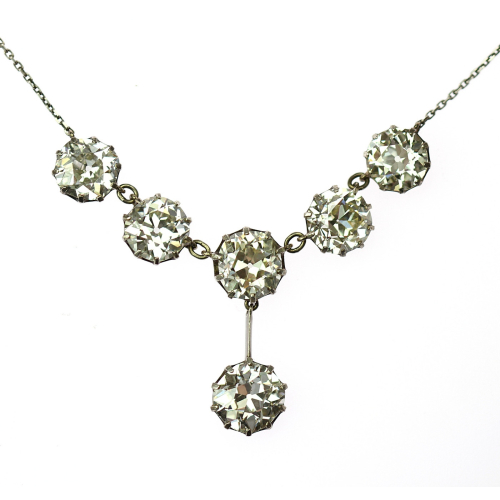 SOLD - Diamond necklace 24,2ct