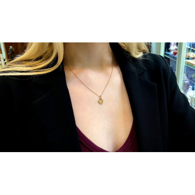 Malý zlatý přívěsek - srdce