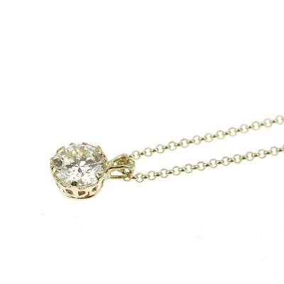 Diamantový přívěsek na řetízku – 2,02 ct