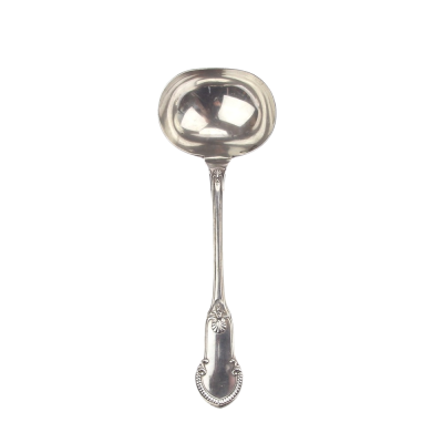 Silver cream ladle – Belgium, Delheid Frères