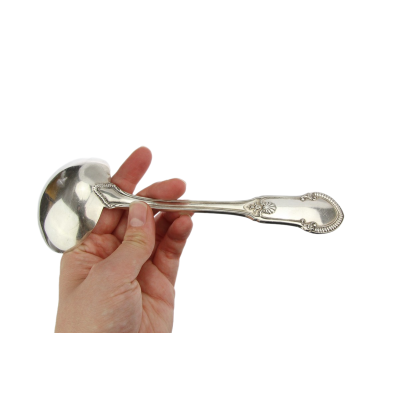 Stříbrná naběračka na omáčky - Belgie, Delheid Frères