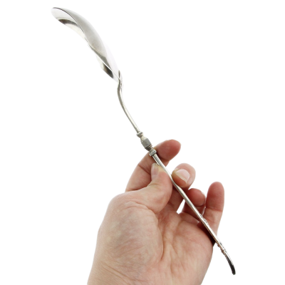 Silver serving spoon (24,5 cm) – Belgium, Delheid Frères