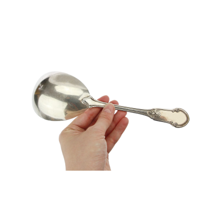 Stříbrná servírovací lžíce (23,5 cm) - Belgie, Delheid Frères