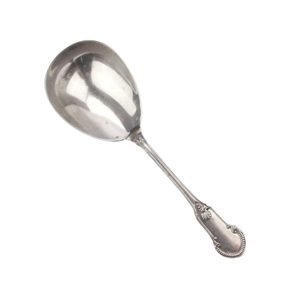 Stříbrná servírovací lžíce (23,5 cm) - Belgie, Delheid Frères