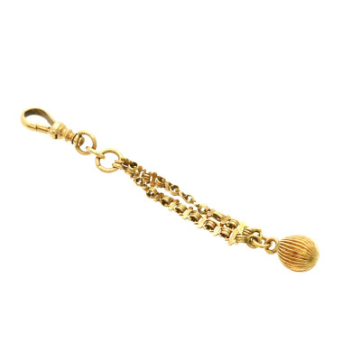 Short Austro-Hungarian pocket watch chain