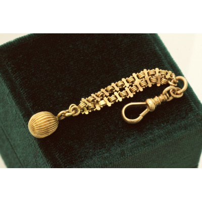 Short Austro-Hungarian pocket watch chain