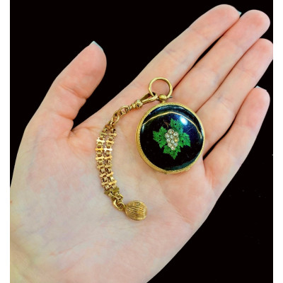 Short Austro-Hungarian pocket watch chain