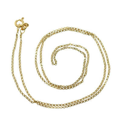 Gold chain Unoaerre - 50 cm