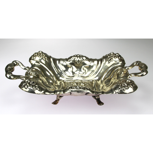 Silver decorated tray