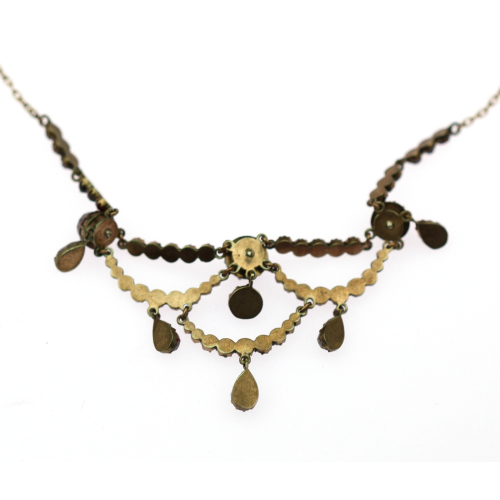 SOLD - Garnet necklace - 1880