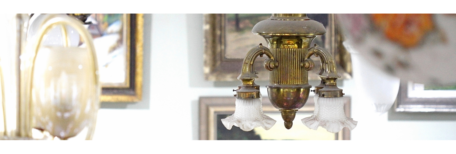 Starožitné lustry, lampičky a petrolejky | Antiques Cinolter